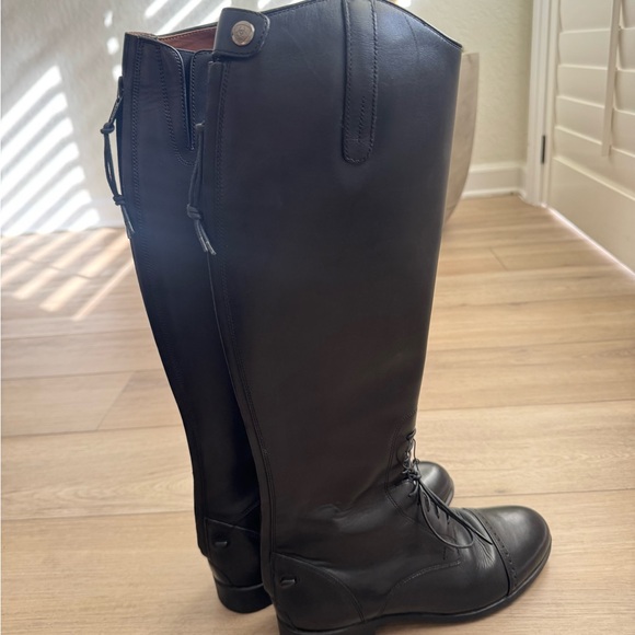 Ariat Black Leather Equestrian Boots SIZE 8* - Picture 4 of 7